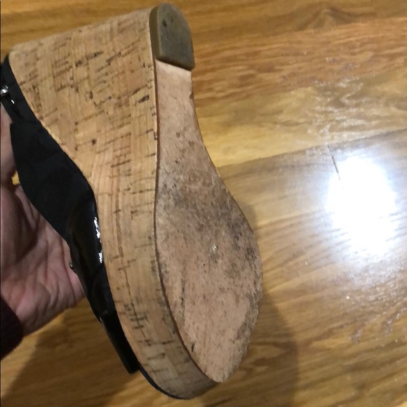 Coach cork and patent wedges - Picture 5 of 8
